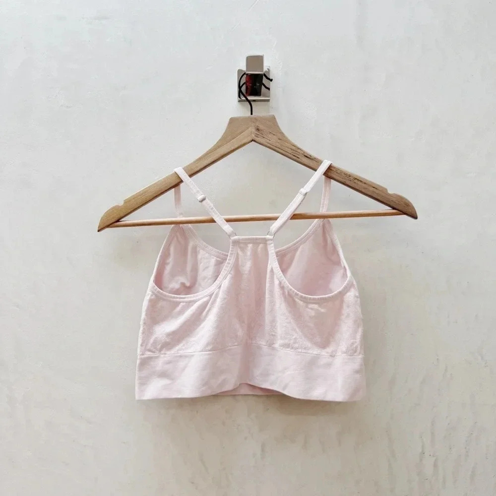 Tahari || Sports Bra Baby Pink Floral XL - Picture 2 of 7